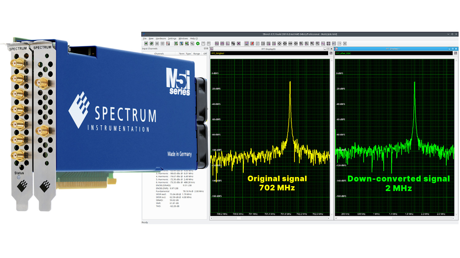 数字化仪现在通过 GPU 提供连续的数字下变频